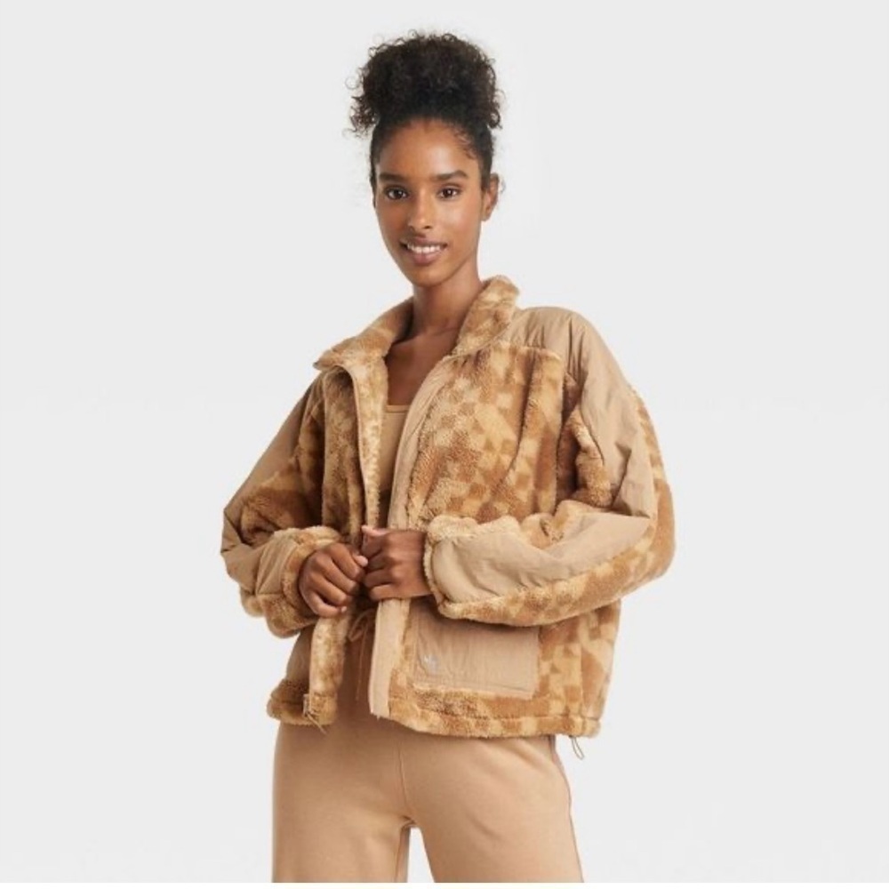Women's Printed High Pile Fleece Jacket | JoyLab | XS